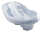 Imagen de Bañera con adaptador para el bebé y antideslizante Thermobaby azul