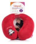 Imagen de Almohada cervical Infantil para viajes roja Babypack