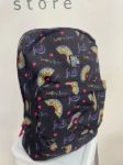 Imagen de Mochilas Infantil Grande Escolar Bolsillos Tamaño 46x30x15cm - Negro - Arcoíris