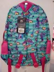 Imagen de Mochilas Infantil Grande Escolar Bolsillos Tamaño 46x30x15cm - Turquesa - Helado