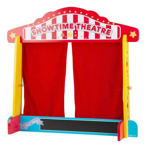 Imagen de Teatro de títeres en madera Bigjigs