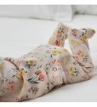 Imagen de Set pelele, batita y gorro flores 0 a 3 meses