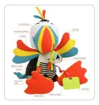 Imagen de Peluche Pavo real con texturas