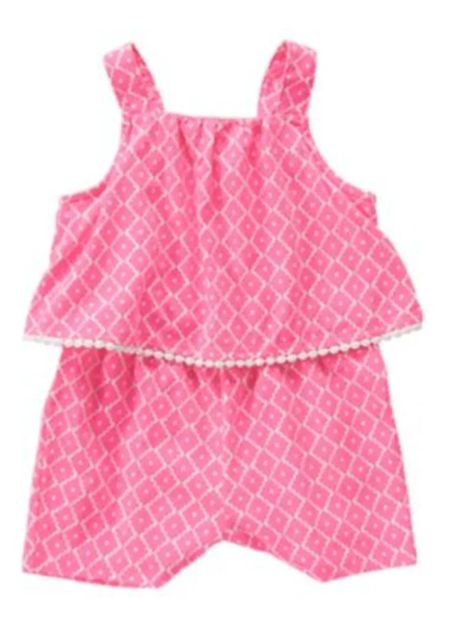 Imagen de Romper algodón rosa Crazy8
