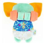 Imagen de Mantita oso panda sensorial con mordillo de silicona Lamaze