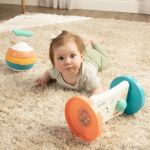 Imagen de Espejo giratorio sensorial con actividades motrices Lamaze