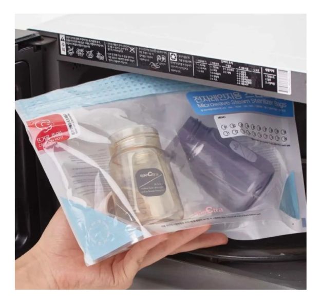 Imagen de Esterilizador en Bolsas para microondas reulizables Spectra