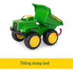 Imagen de Tractor excavador y camión volquete John Deere