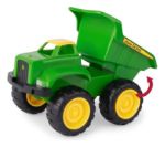 Imagen de Tractor excavador y camión volquete John Deere