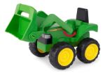 Imagen de Tractor excavador y camión volquete John Deere