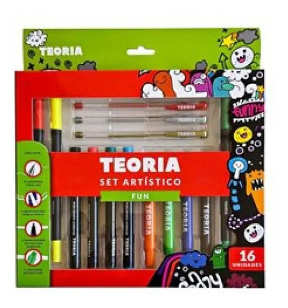 Imagen de Set artístico de 16 piezas para pintar