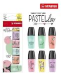 Imagen de Resaltadores marcadores mini pastel Love Stabilo