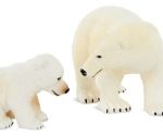 Imagen de Juguete Figuras Animales Familia Osos Polares Niños 3años+