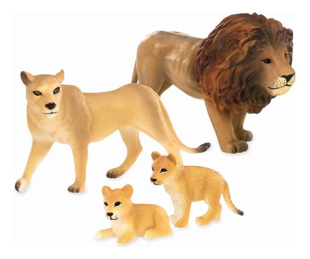 Imagen de Juguete Figuras De Animales Familia De Leones Niños 3años+