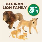Imagen de Juguete Figuras De Animales Familia De Leones Niños 3años+