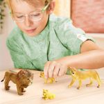 Imagen de Juguete Figuras De Animales Familia De Leones Niños 3años+