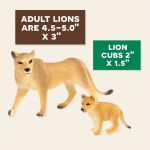 Imagen de Juguete Figuras De Animales Familia De Leones Niños 3años+