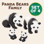 Imagen de Figuras De Animales Familia Osos Pandas