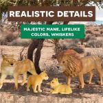 Imagen de Juguete Figuras De Animales Familia De Leones Niños 3años+