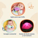 Imagen de Sonajero nubecita con mordillo, cuentas y luces de colores
