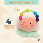 Imagen de Sonajero nubecita con mordillo, cuentas y luces de colores