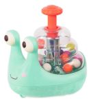 Imagen de Caracol push up con luces con pelotitas Btoys