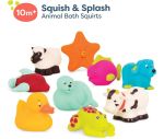 Imagen de Set de 9 animalitos granja/marino silicona para el agua