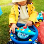 Imagen de Juguete Volante Musical Con Luz Y Sonidos Niños 2 Años+ Btoy - azul