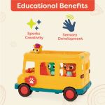 Imagen de Autobus escolar musical con animales