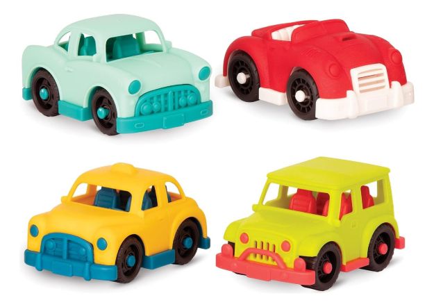 Imagen de Setx4 Mini Vehiculos Transporte Happy Cruisers -BX1945