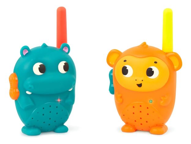 Imagen de Set de Walkie-talkies - hipopótamo y mono