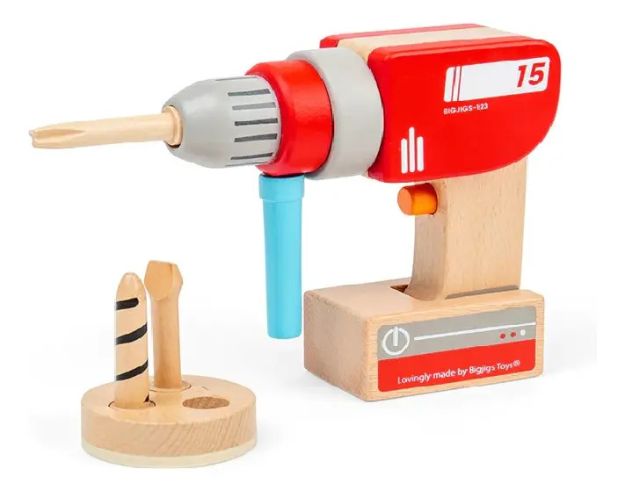 Imagen de Taladro de madera y magnético Bigjigs