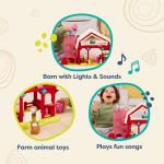 Imagen de Granja musical c/ luz y animales Btoys