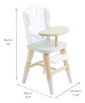 Imagen de Silla de comer para muñecas madera