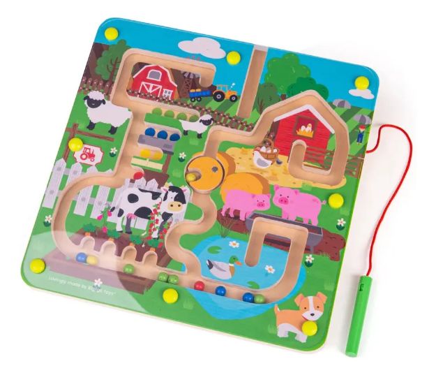 Imagen de Laberinto Magnético Granja Bigjigs