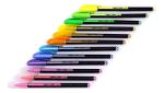 Imagen de Pack X60 Lapiceras Neon Color Zuixua Tamaño Linea 1 Mm Negro [60 Colores]