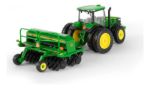 Imagen de Tractor con sembradora 7215r escala 1/64 John Deere