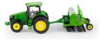 Imagen de Tractor con sembradora 7215r escala 1/64 John Deere