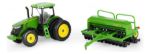 Imagen de Tractor con sembradora 7215r escala 1/64 John Deere