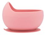 Imagen de Bowls de silicona con ventosa antideslizante color rosa