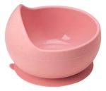 Imagen de Bowls de silicona con ventosa antideslizante color rosa