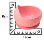 Imagen de Bowls de silicona con ventosa antideslizante color rosa