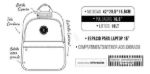 Imagen de Mochilas escolar floreada