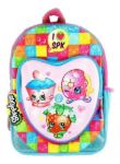Imagen de Mochila escolar rosa frutas