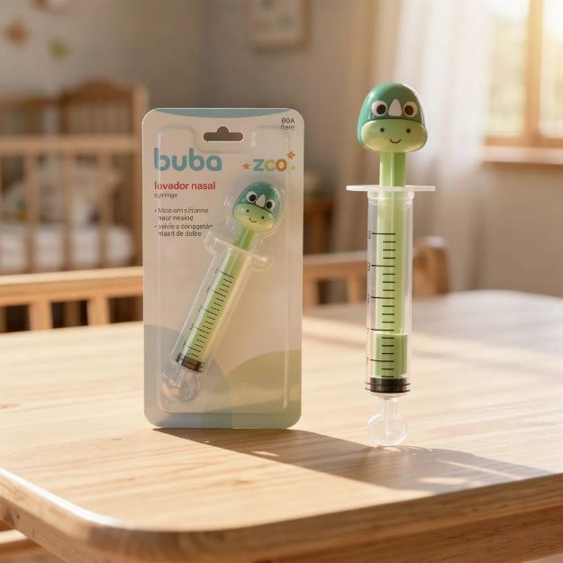 Imagen de Jeringa lavado nasal Buba - Verde claro