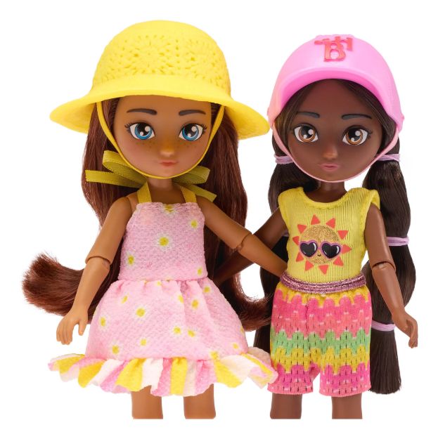 Imagen de Packx2 Muñecas articuladas 14cm: Jasmine y Makayla