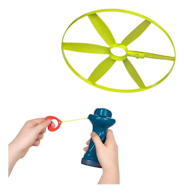 Imagen de Disco volador con lanzador y luz Btoys