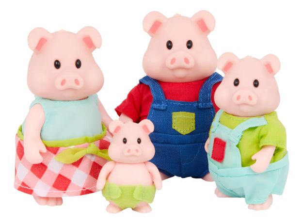 Imagen de Set de figuras de animales: Familia de Cerditos