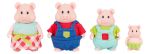Imagen de Set de figuras de animales: Familia de Cerditos