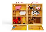 Imagen de Juego de granja en madera completo y portable Bigjigs